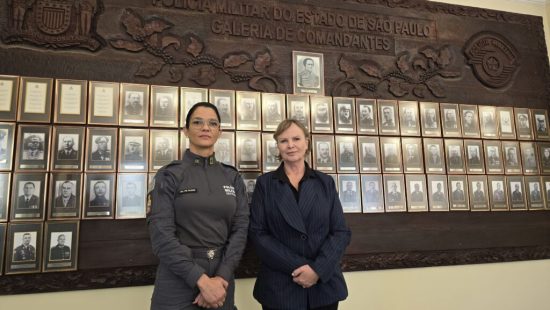 Ana Perugini visita nova comandante-geral da PM e pede reforço do policiamento em Hortolândia
